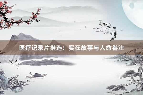 医疗记录片推选：实在故事与人命眷注